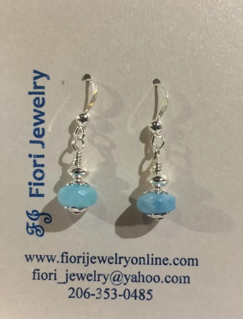 Aquamarine Dangle Earring