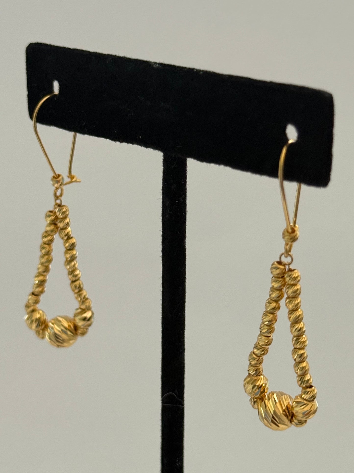 Gold dangle