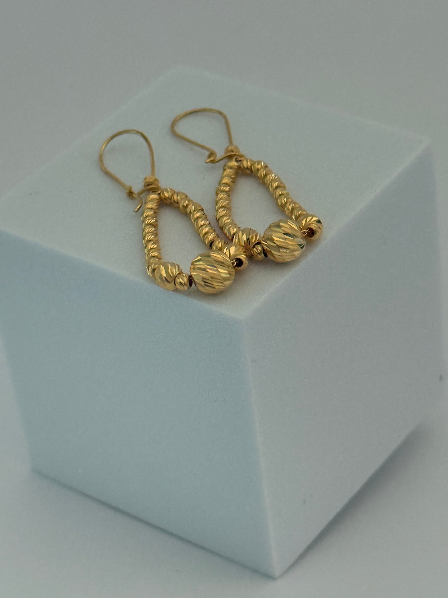 Gold dangle